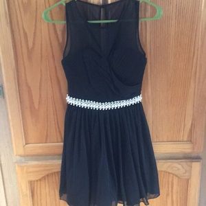 Semi formal black dress